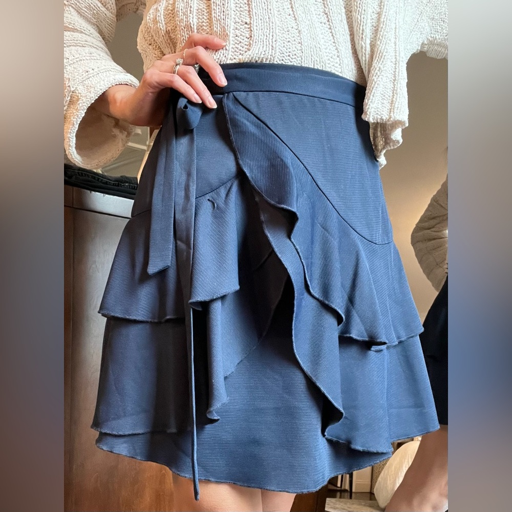 Navy tiers shirt from Anthropologie. Brand new